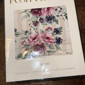 Posh Peanut Floral Melina Bamboo Robe